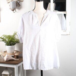 Lane Bryant White Top, Size 10/12